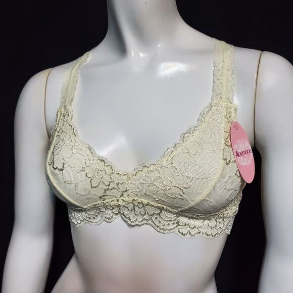 NWT Anemone Cream Lace Bralette (S/M) - Picture 2 of 5